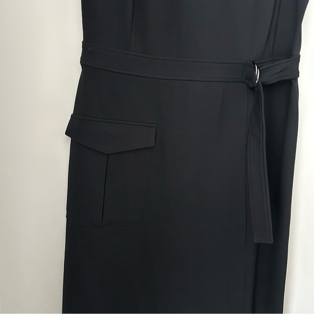 SPANX Belted Sleeveless Ponte Cargo Dress - Picture 5 of 9